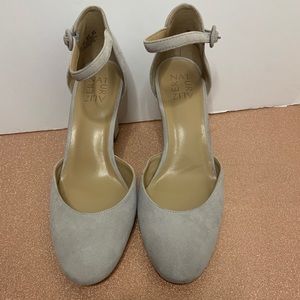 Naturalizer Gianna Women Shoes Lapis Suede Ankle Strap Heels